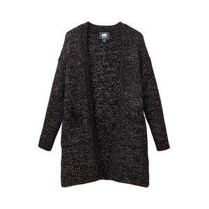 Roots Snowy Fox Cardigan - Black Mix